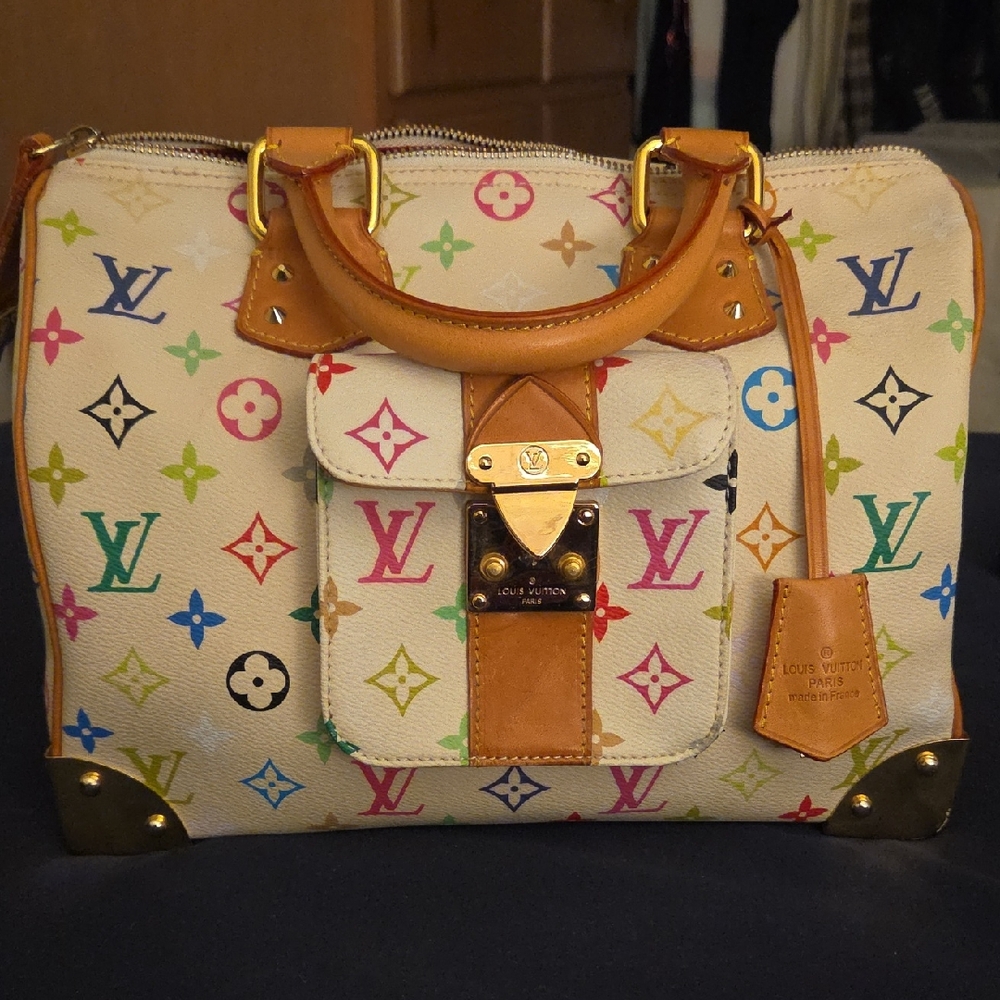 Louis Vuitton Takashi Murakami Monogram Multicolore Speedy 30 handbag